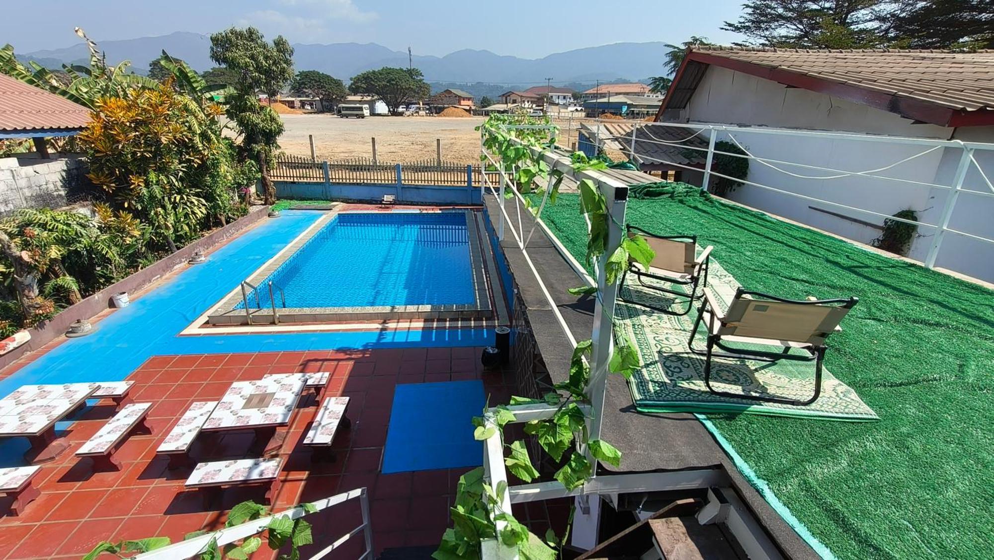 Bungalow Vang Vieng Exteriör bild